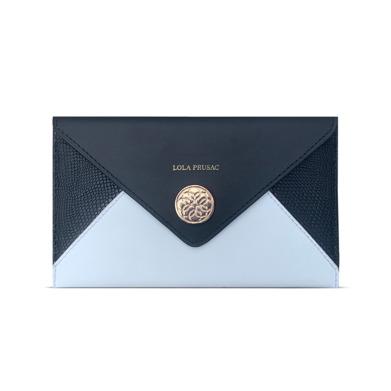 Envelope Wallet in Black and White