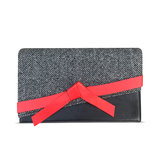 Pochette Eden Bow en bleu océan