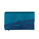 Pochette Eden Bow en Bordeaux/Violet