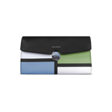 Portefeuille Kristina en Pervenche/Feuille