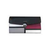 Portefeuille Kristina en Pervenche/Feuille