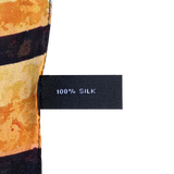 100% silk square scarf tag Lola Prusac