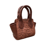Lola Prusac Sabel mini satchel in cognac side view