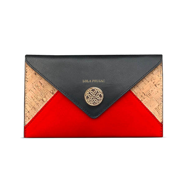 Envelope Wallet in Red